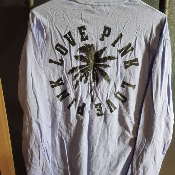 Pink Victoria's Secret Long Sleeve Tee - Picture 2 of 3